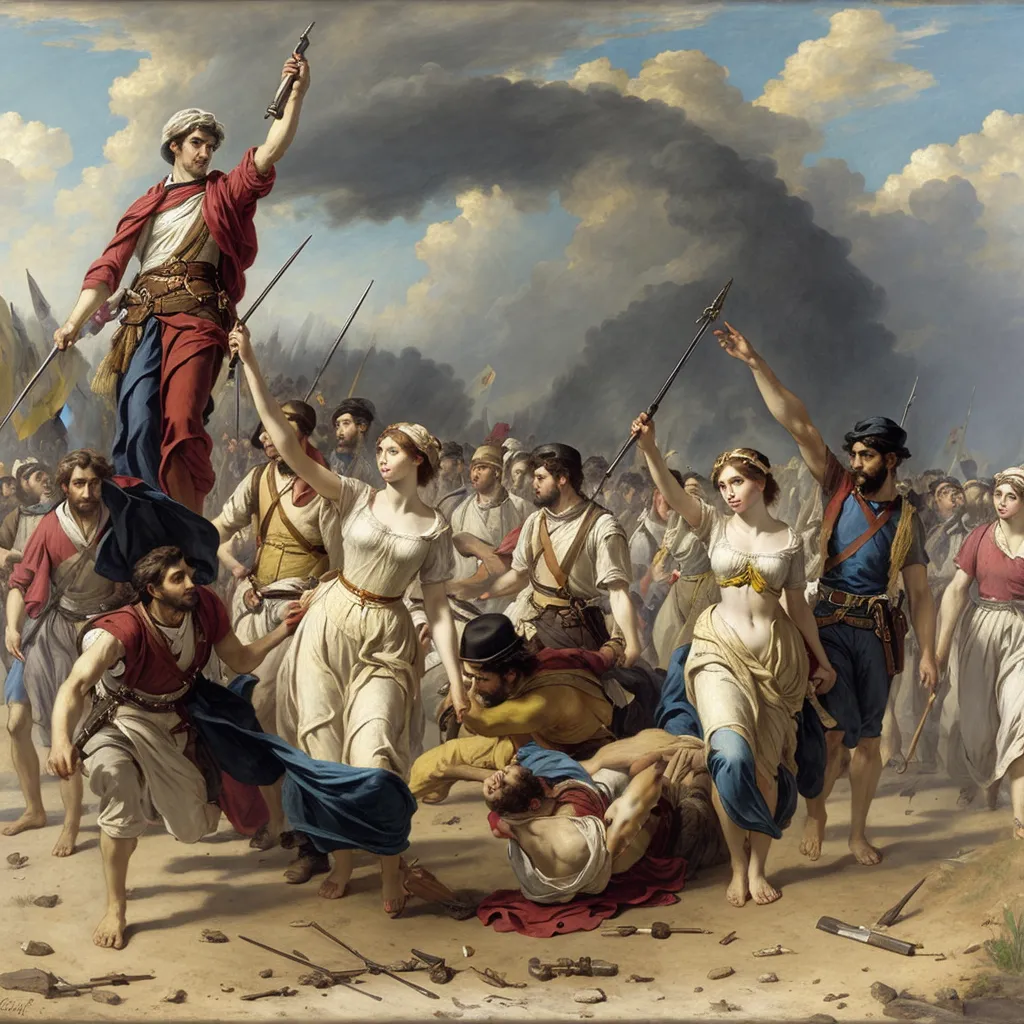 1830 - Liberty Leading the People - Eugene Delacroix